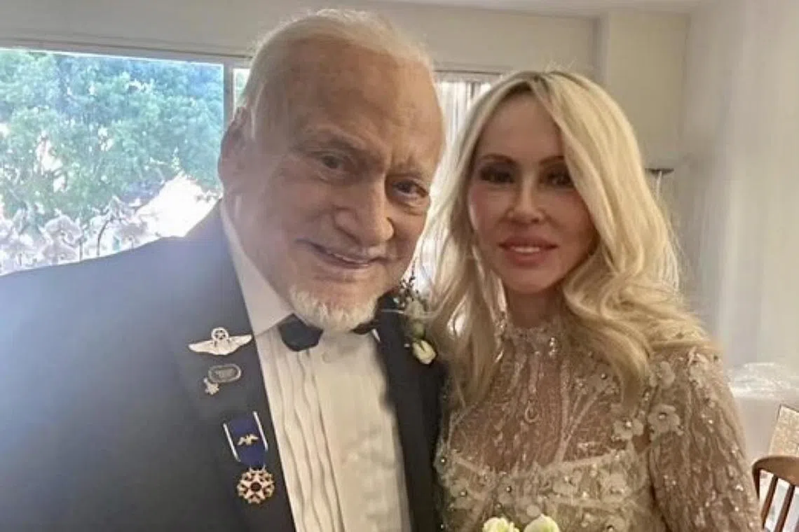 Buzz Aldrin and Anca Faur, executive vice president of Buzz Aldrin Ventures, were wed in a private ceremony.