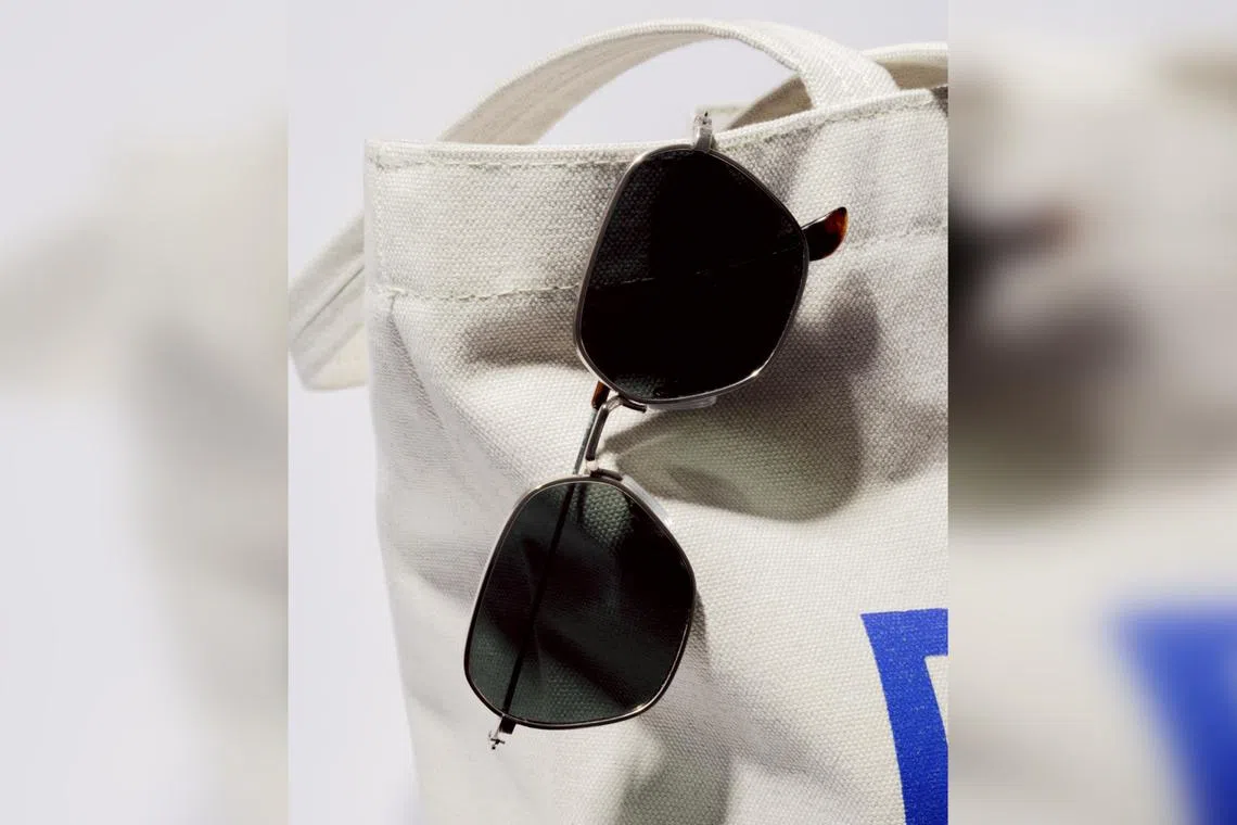 A pair of sunglasses photographed in a studio in New York, June 12.