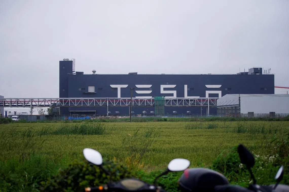 Tesla's Shanghai plant is the electric carmaker's largest production hub.
