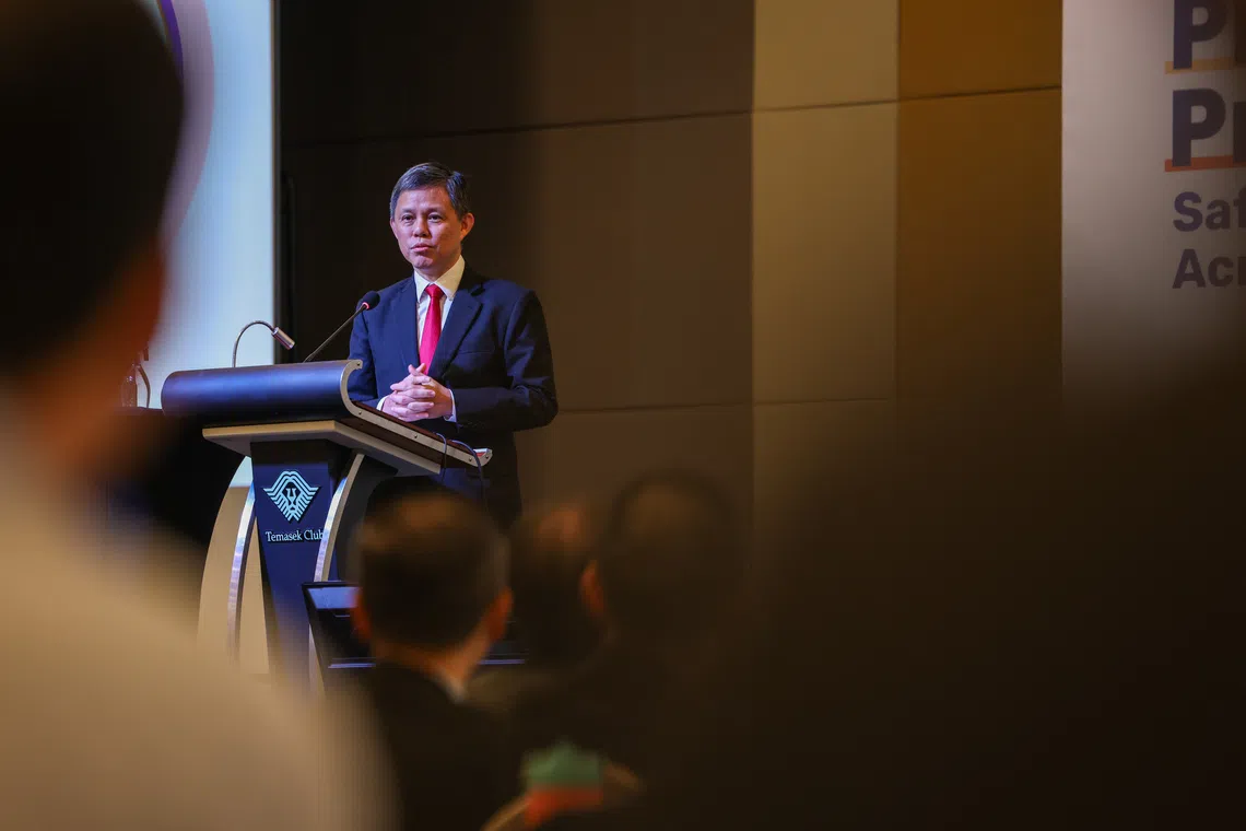 Minister for Defence Chan Chun Sing highlighted the importance of strengthening Singapore’s resilience through upstream and sustained investments in healthcare capabilities.