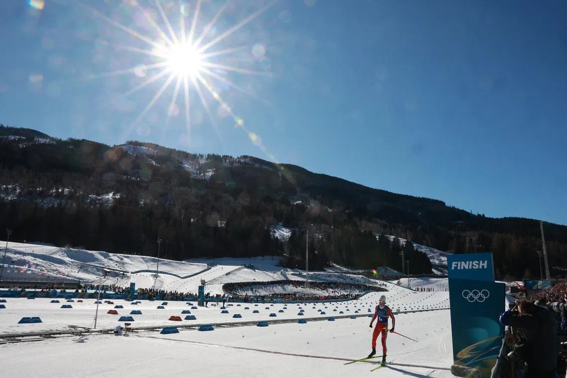 Olympics-Crosscountry-Norway's Johannes Klaebo