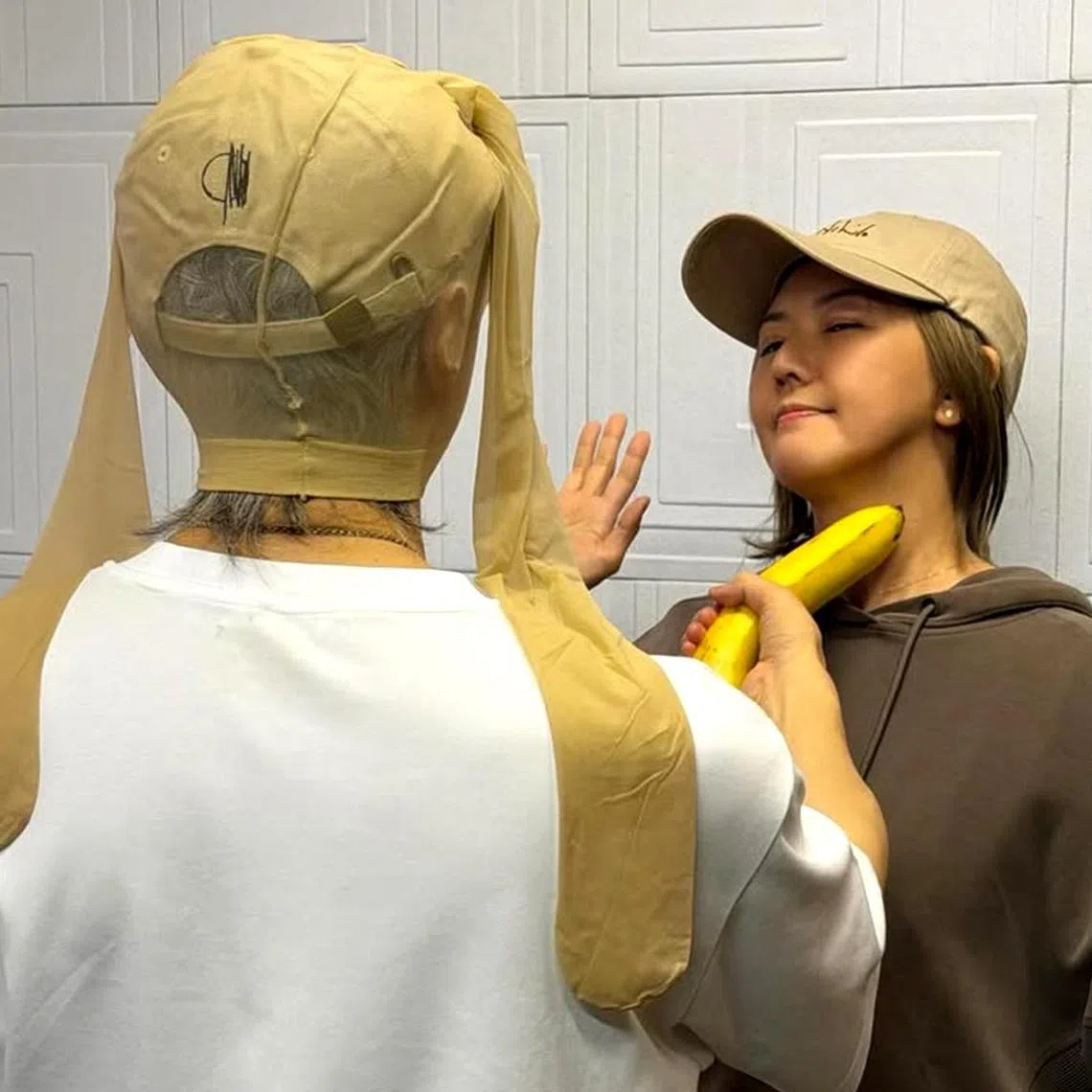 Stephen Chow (left) shared a photo with Stefanie Sun on Instagram on March 13.