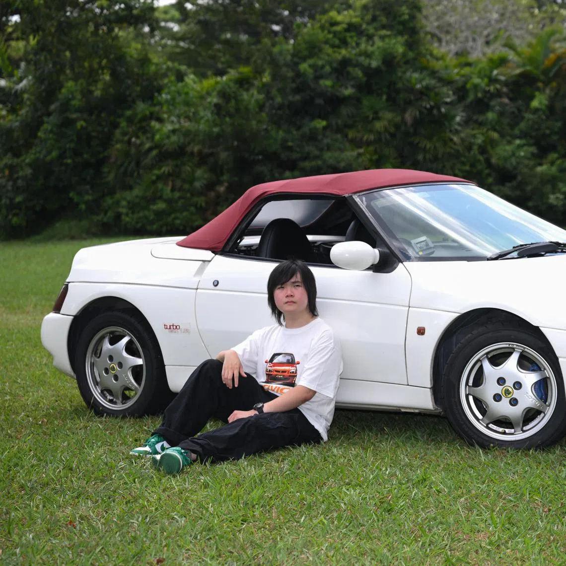 Me and My Car profile of 20-year-old Linus Low with a 33-year-old Lotus Elan sports car on July 27, 2025.