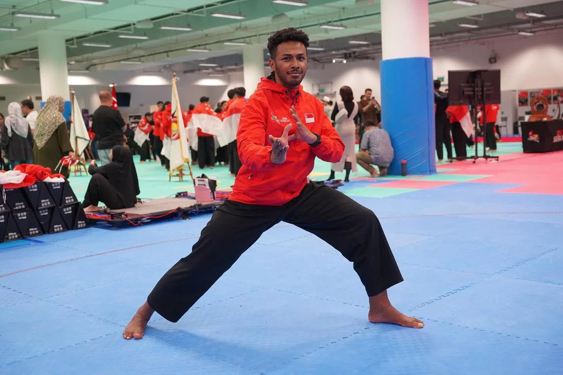 Sheik Ferdous Sheik Alau’ddin, pictured in a file photo, wins gold at the World Pencak Silat Championships.

