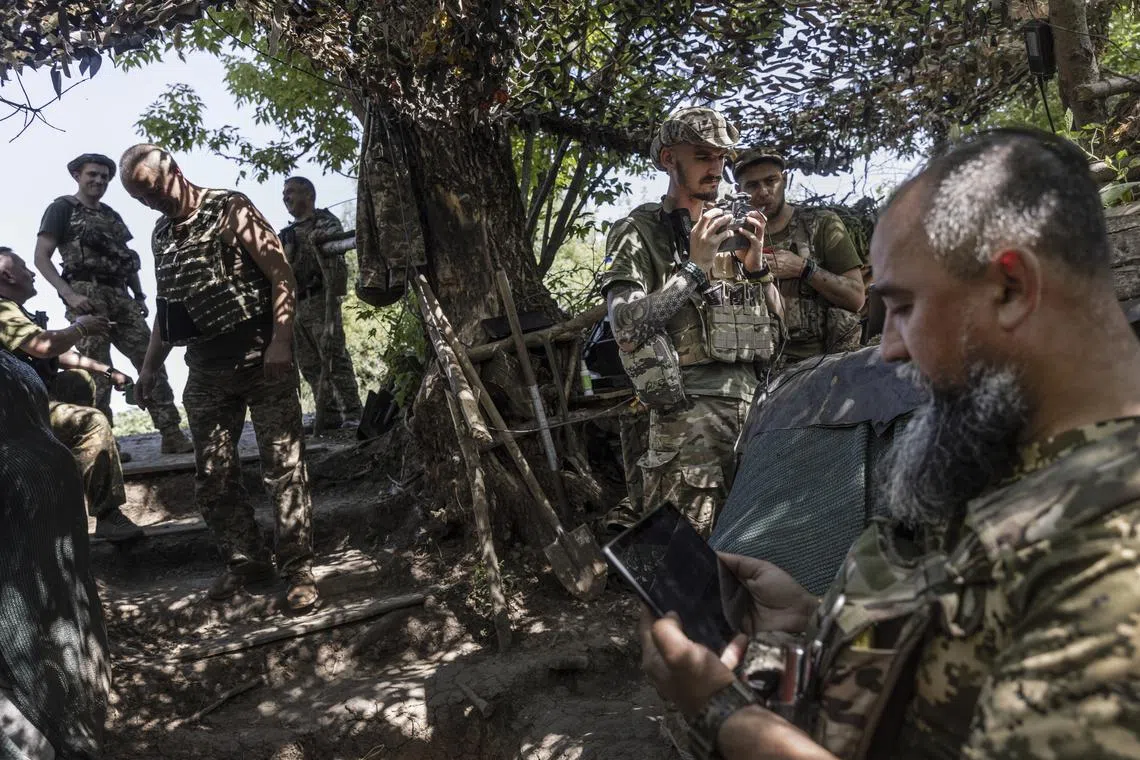 The Ukrainian military had issued reports throughout the day about successful, high-precision strikes on airfields near Luhansk.
