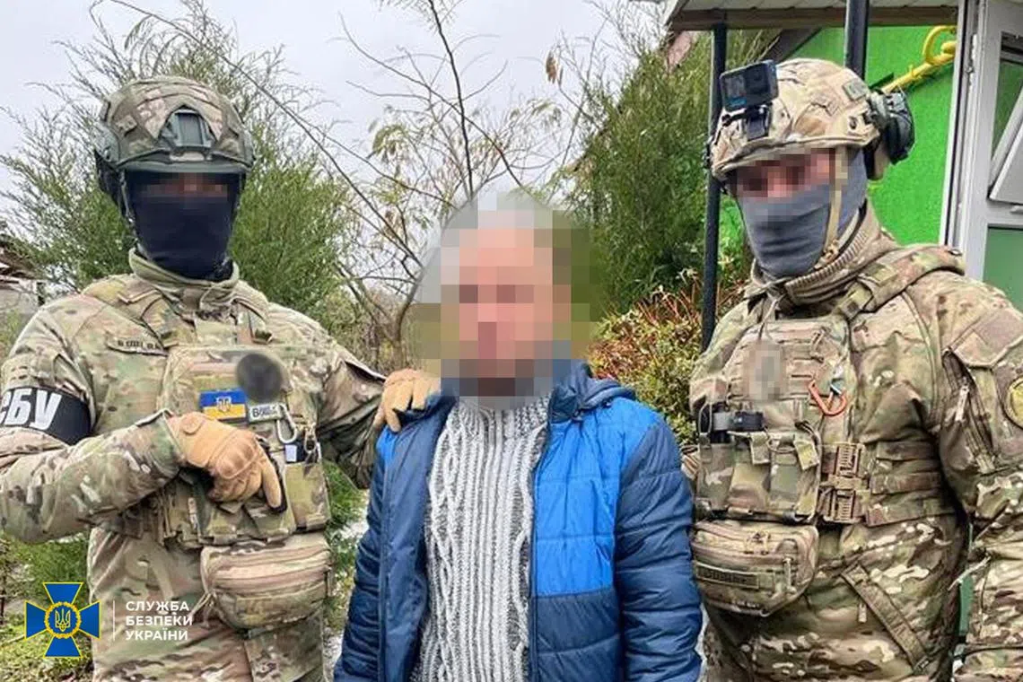 Ukraine’s SBU security service said it had arrested a former elected official whose father was tortured after his son gave the man's name to the Russians.