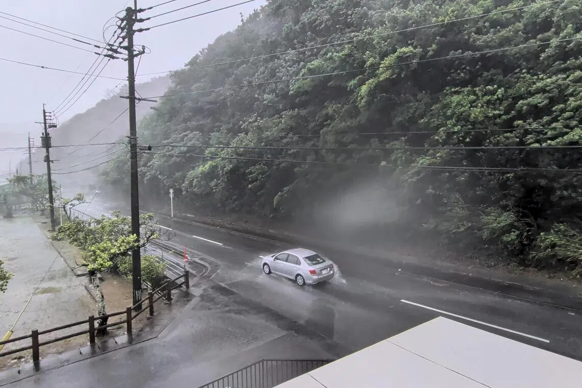 Typhoon Dolphin hits Japan’s Okinawa, China shuts ports ahead of landfall