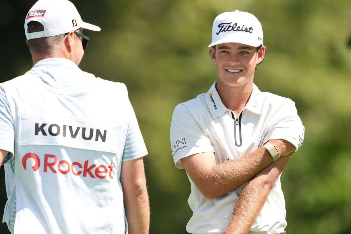 Jackson Koivun, the 21-year-old who turned pro in July and earned his first professional win before the month was out, suddenly finds the playoffs in reach.