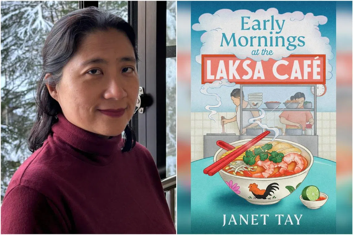 Early Mornings At The Laksa Cafe by Malaysian author Janet Tay transplants cosy fiction to S-E Asia