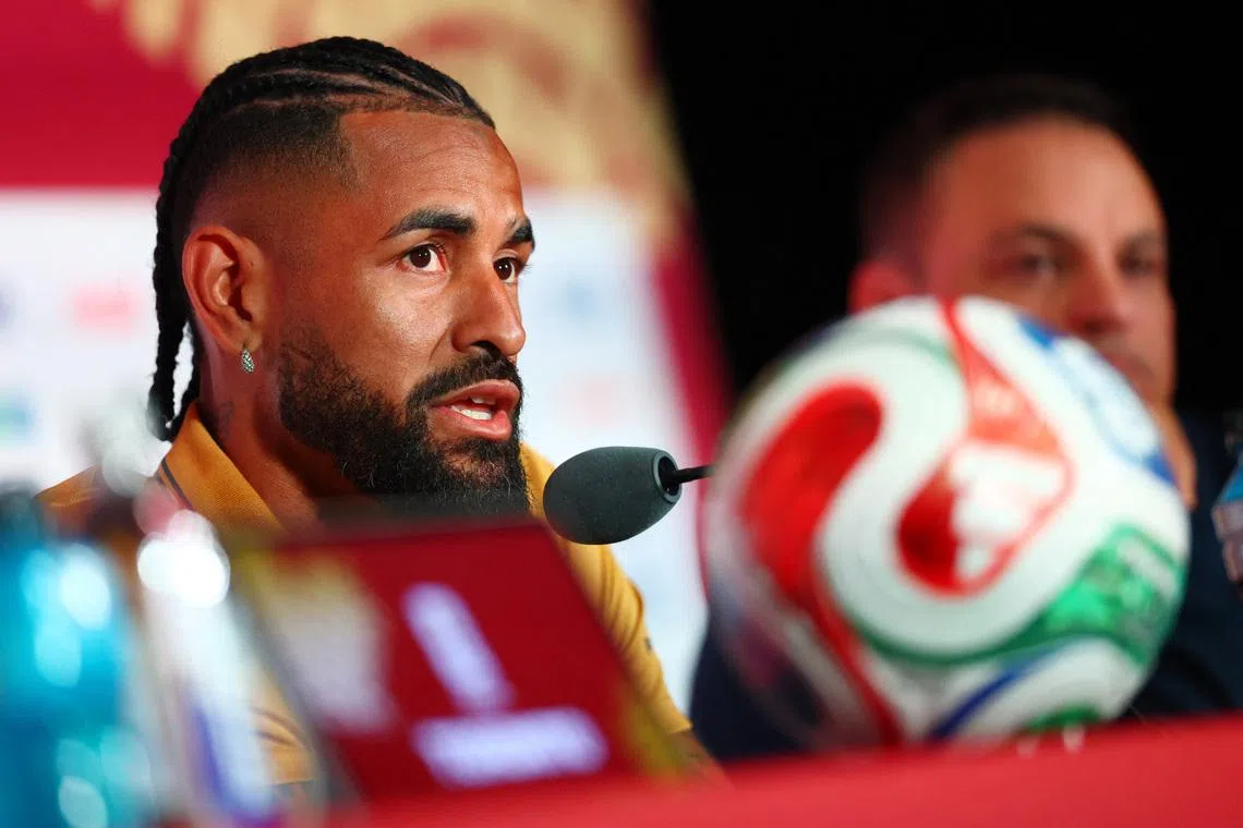 Soccer Football - FIFA World Cup 2026 - Panama Press Conference - Toronto Stadium, Toronto, Canada - June 16, 2026 Panama's Anibal Godoy during a press conference REUTERS/Piroschka Van De Wouw