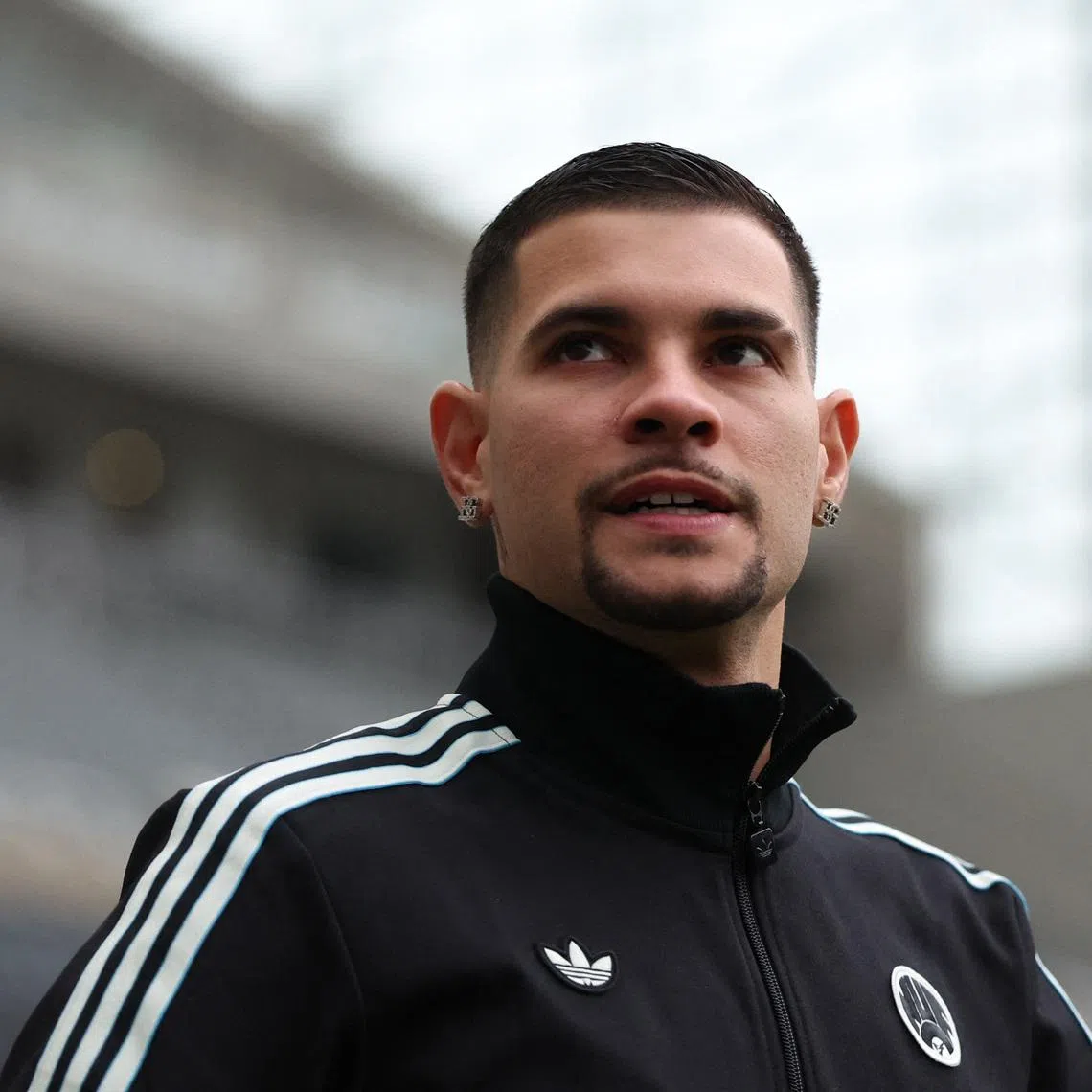 Soccer Football - Premier League - Newcastle United v Brentford - St James' Park, Newcastle, Britain - February 7, 2026  Newcastle United's Bruno Guimaraes arrives before the match REUTERS/Scott Heppell/File Photo