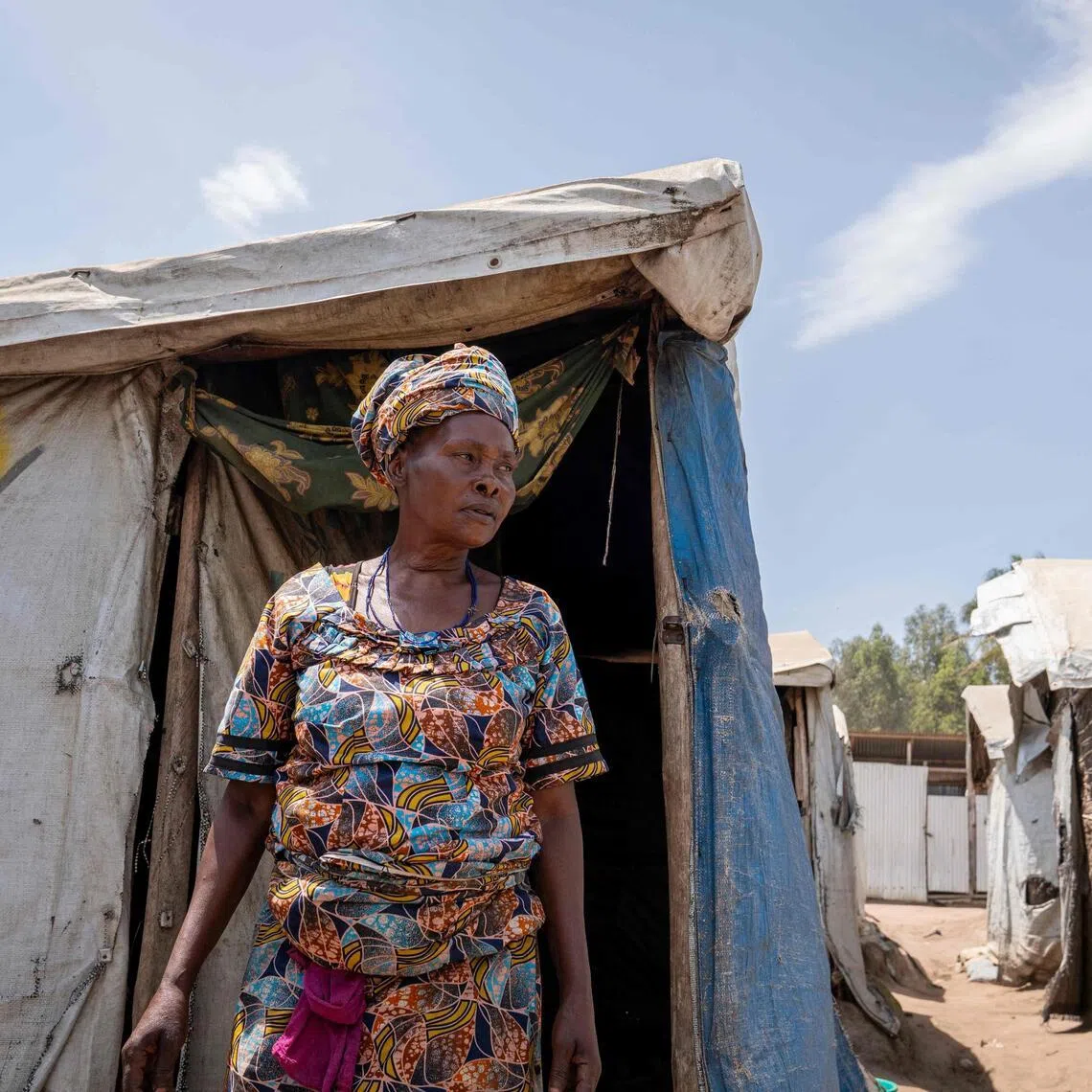 Aid workers are warning of the high risk that Ebola could spread rapidly in overcrowded sites.