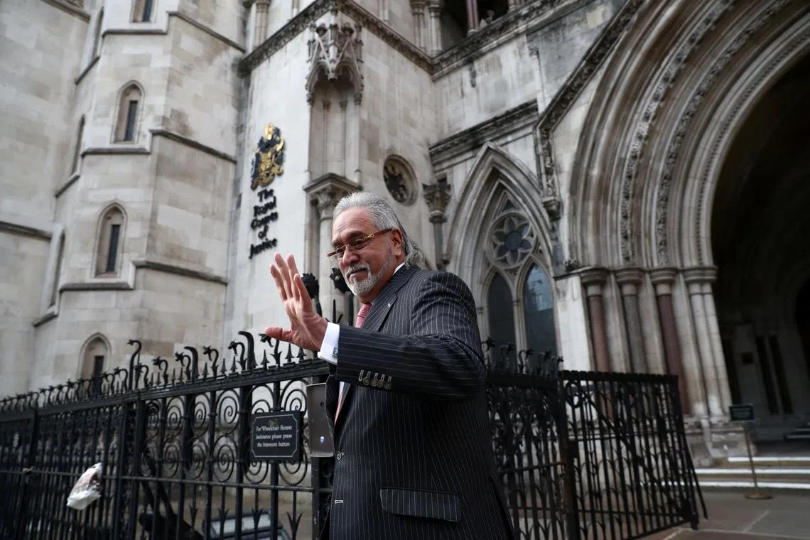 FILE PHOTO: Indian businessman Vijay Mallya leaves the Royal Courts of Justice in London, Britain February 11, 2020. REUTERS/Simon Dawson/ File Photo