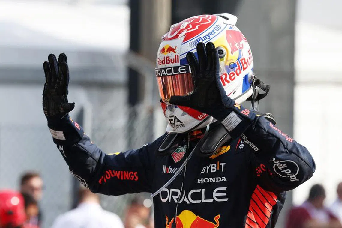 Perfect 10 for Max Verstappen with record win in Italy | The Straits Times
