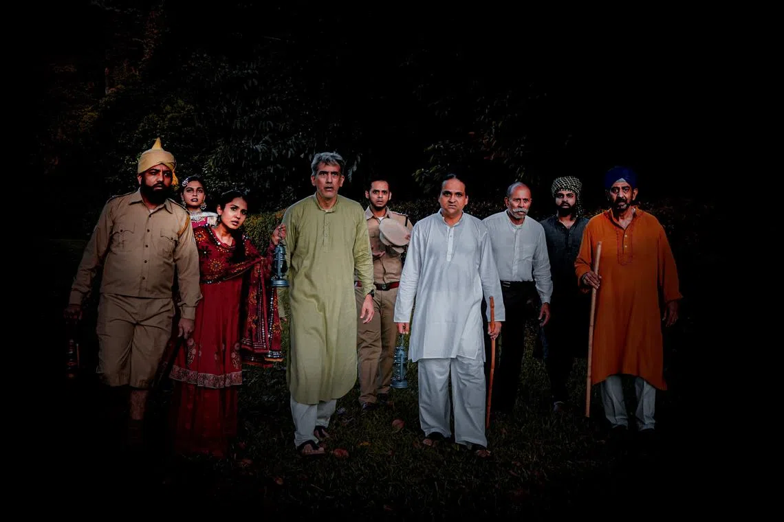 The cast of Train To Pakistan by HuM Theatre will be playing multiple roles each.