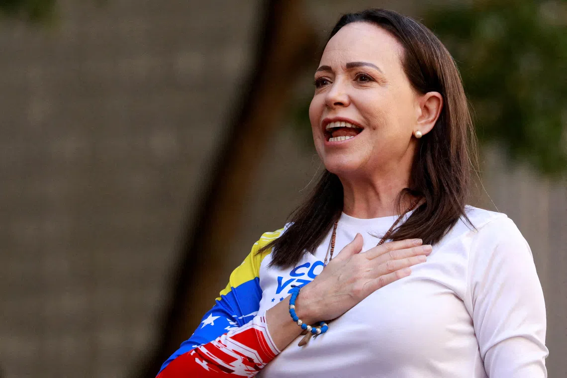 Israel says Venezuela's Machado voices support in call to Netanyahu