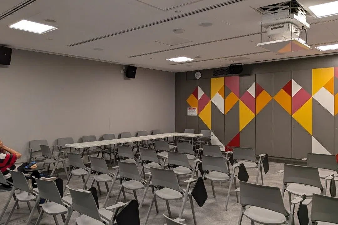 The community haze shelter at One Punggol CC.
