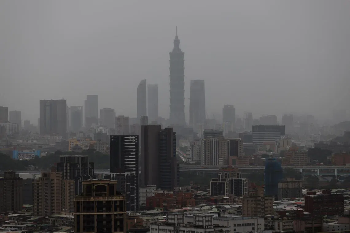 The typhoon previously claimed two lives in Taiwan.