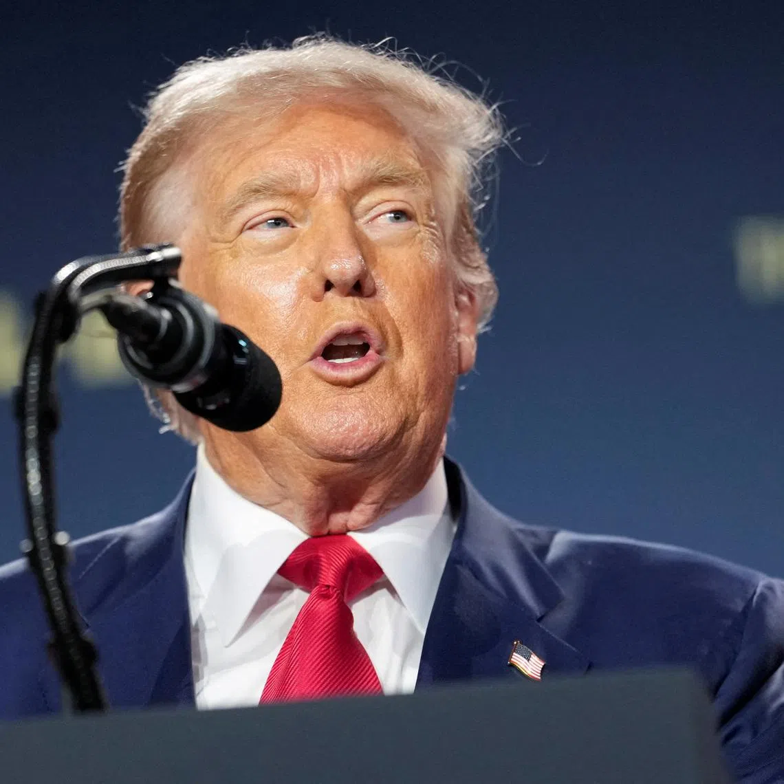 US President Donald Trump said under a potential deal, the Strait of Hormuz would open immediately.