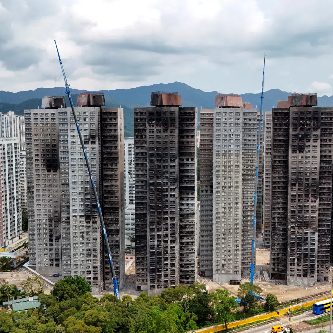 Organised crime groups were mentioned more than 40 times in the report on the Wang Fuk Court inferno.