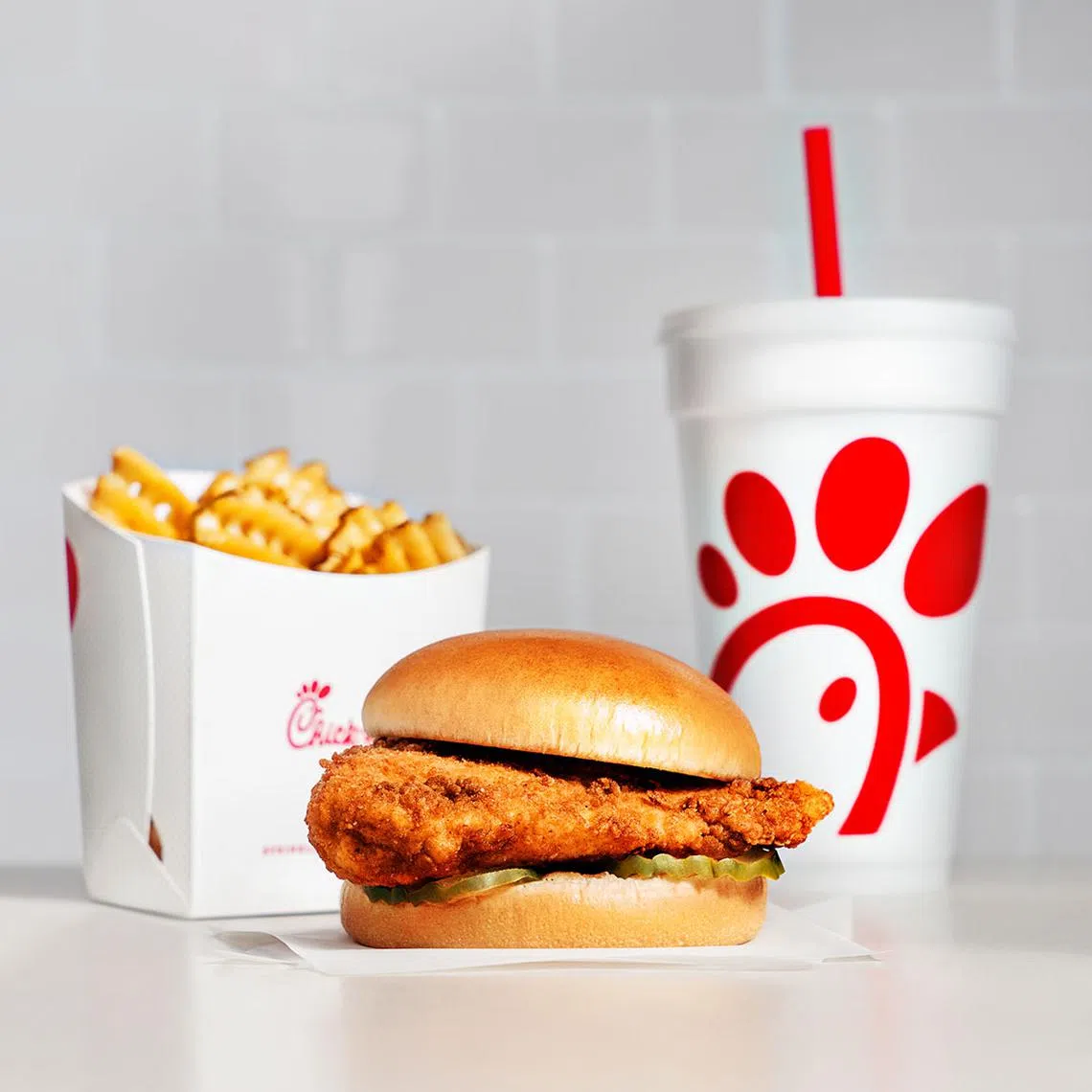Original Chick-fil-A Chicken Sandwich and Waffle Potato Fries will be available at the pop-up store.