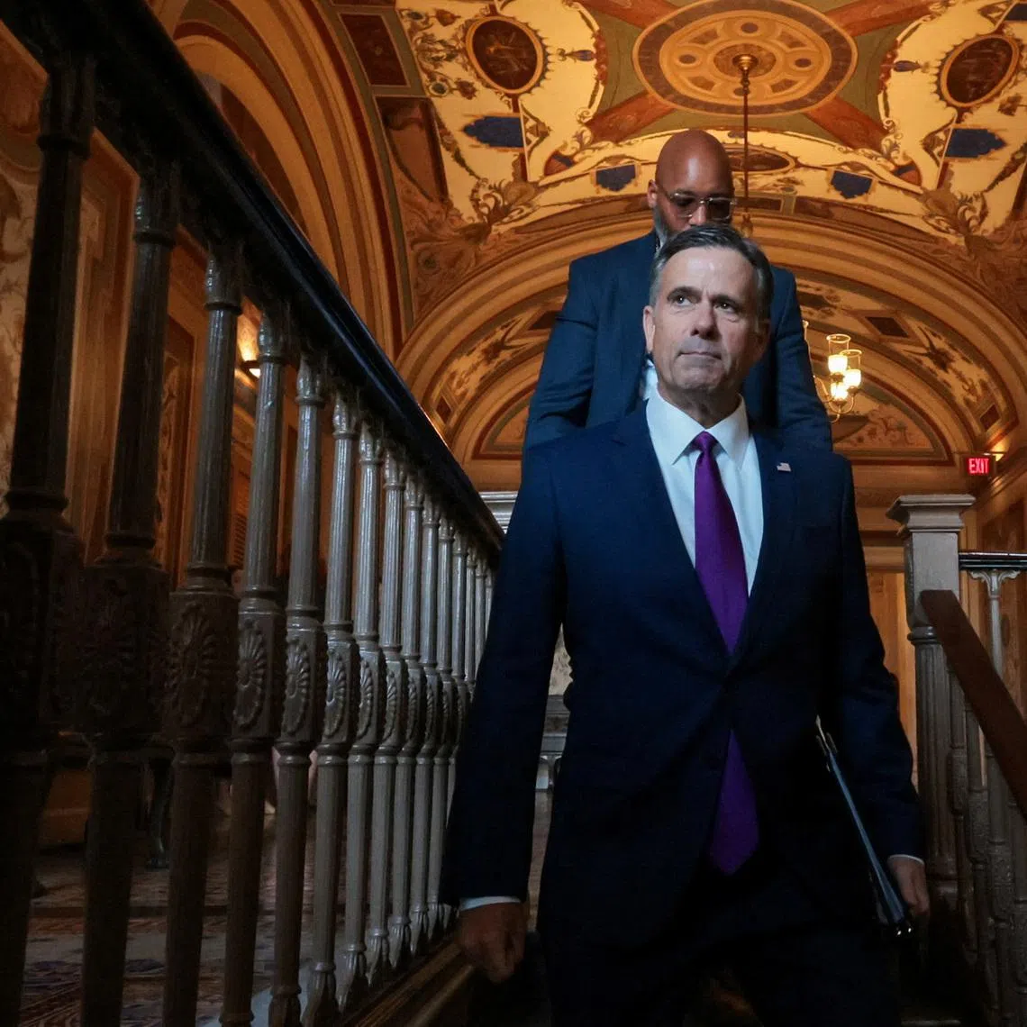 CIA Director John Ratcliffe arrives to brief senators on the situation in Venezuela, on Capitol Hill in Washington, D.C., U.S., January 7, 2026. REUTERS/Jonathan Ernst