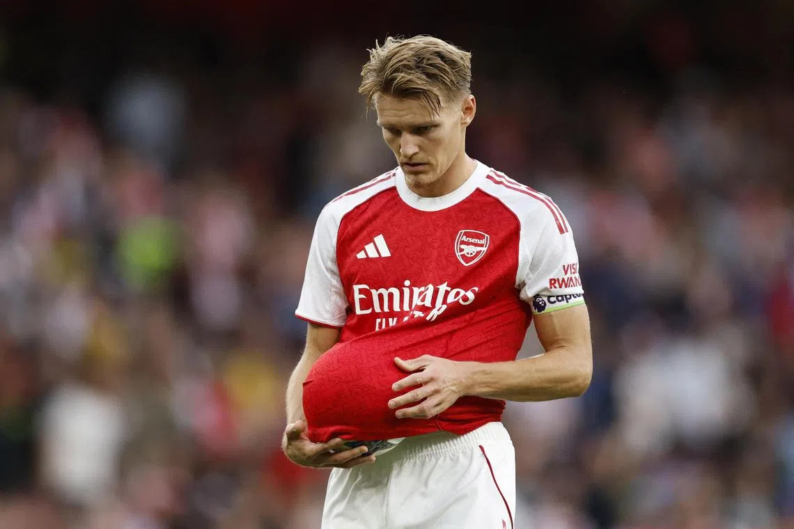 Arsenal’s players had voted for Martin Odegaard to be retained as captain.