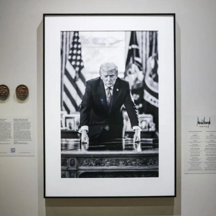 In the new wall, the impeachments are mentioned in a list of important events from US President Donald Trump's first term.