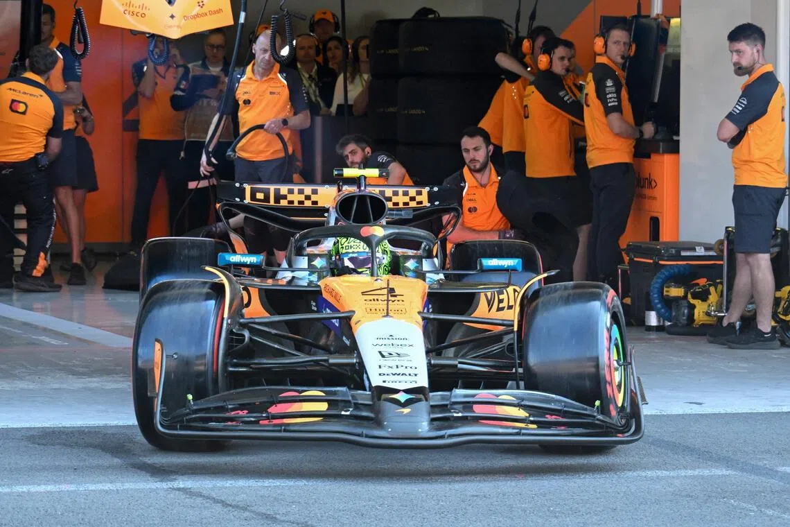 McLaren's Lando Norris fastest in Mexico practice, with teammate Oscar  Piastri fifth | The Straits Times