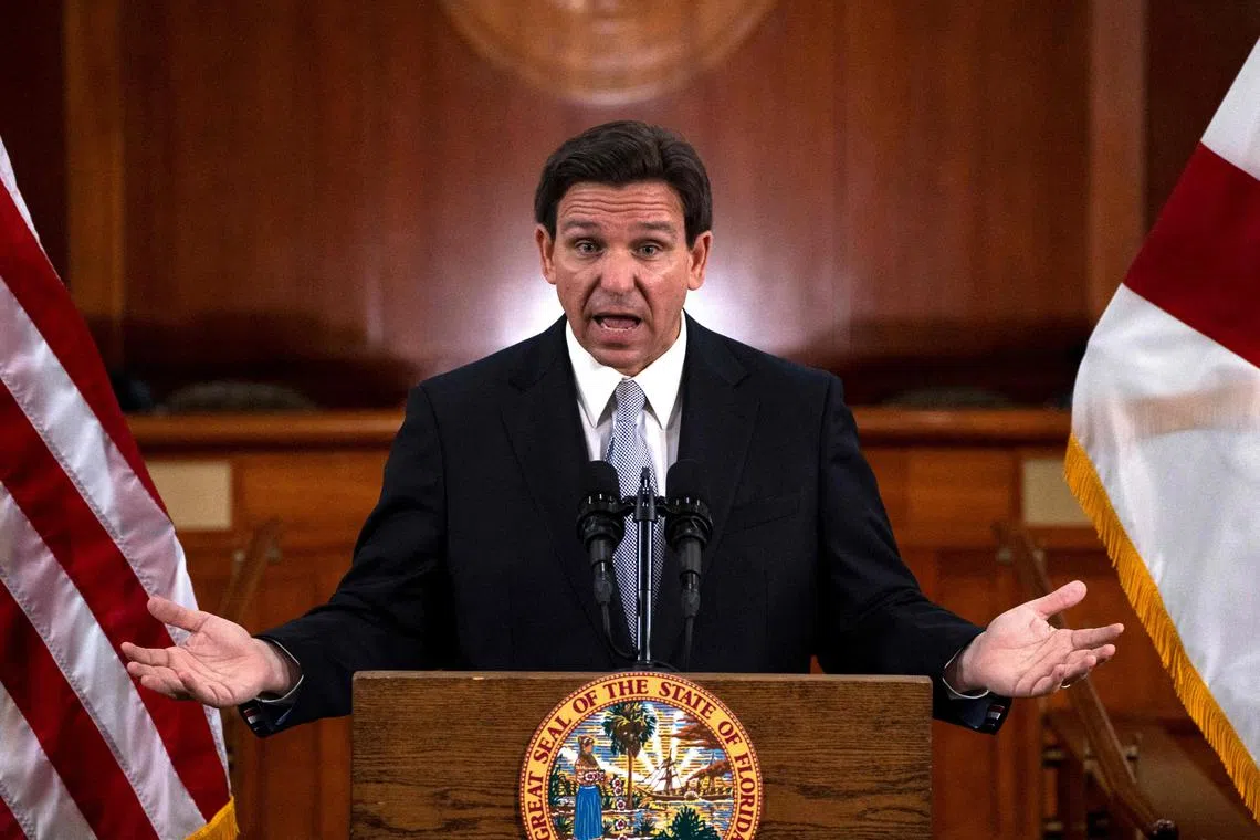 Mr Ron DeSantis has become a darling of US conservatives for his embrace of an “anti-woke” agenda.