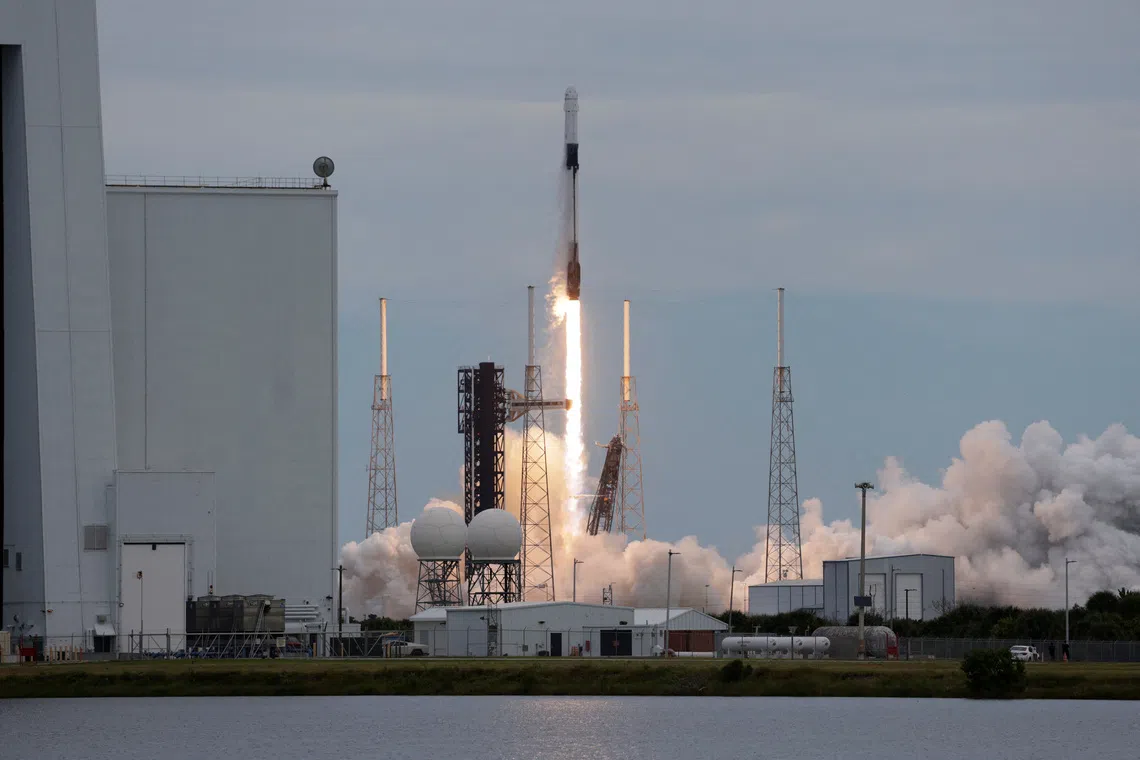 SpaceX launches 13th long-duration astronaut crew to International Space Station