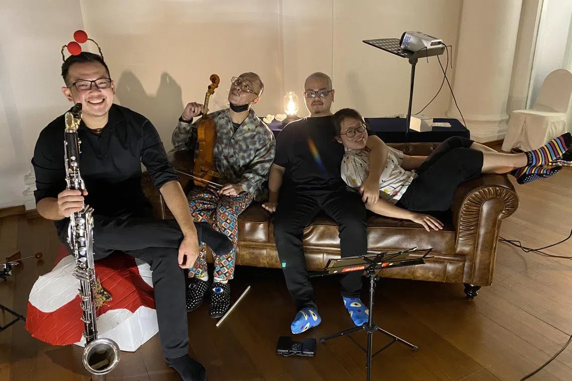 Music collective weird aftertaste - more detailed caption to come 