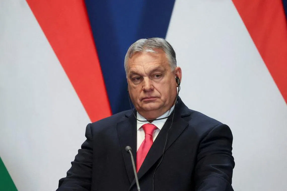 FILE PHOTO: Hungarian Prime Minister Viktor Orban in Budapest, Hungary, January 16, 2024. REUTERS/Bernadett Szabo/File Photo