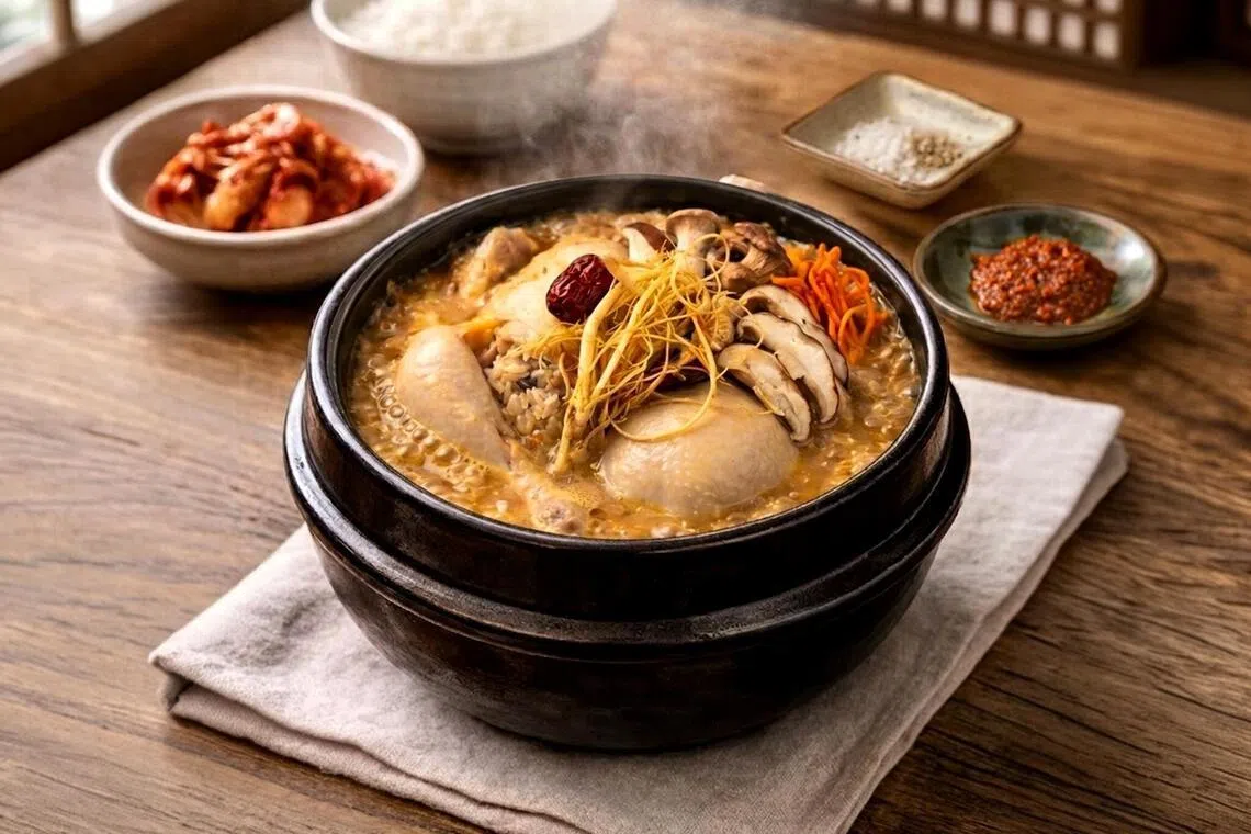 Namu Bulgogi’s Signature Wild Mushroom Samgyetang.