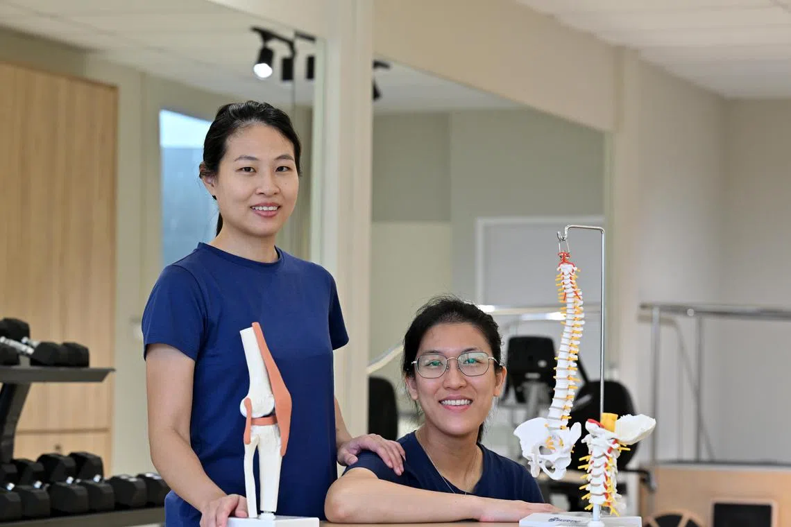Ms Wong Jiayen and Ms Kimberley Tan started Balance Physiotherapy in 2022 providing home physiotherapy services. Then they started a clinic in Birch Road in August.