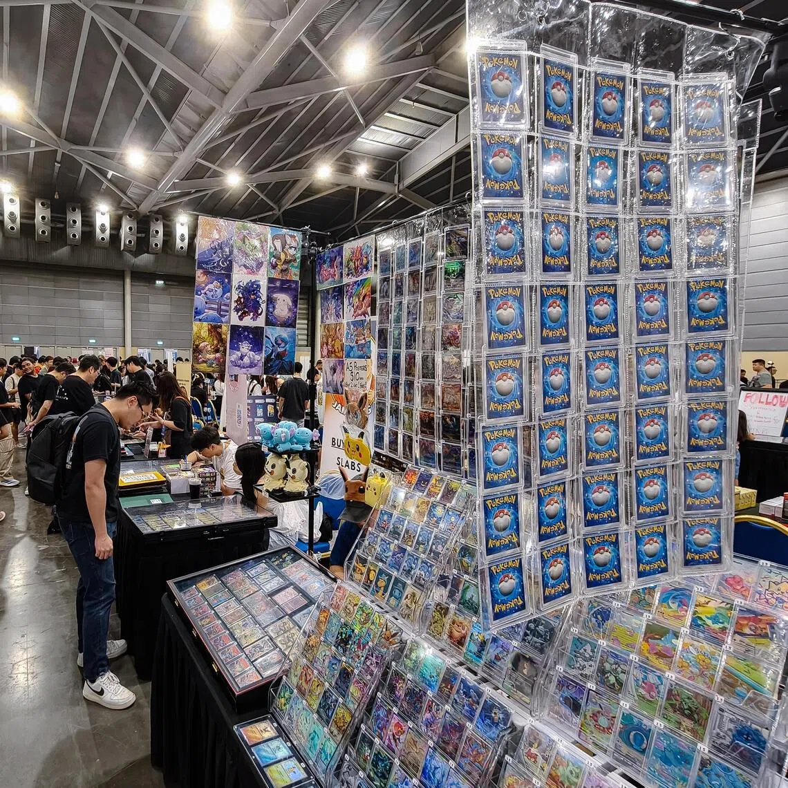 Visitors at Kyo Cards Con at Singapore Expo on May 2. The trading card event drew about 10,000 visitors, matching its February debut.