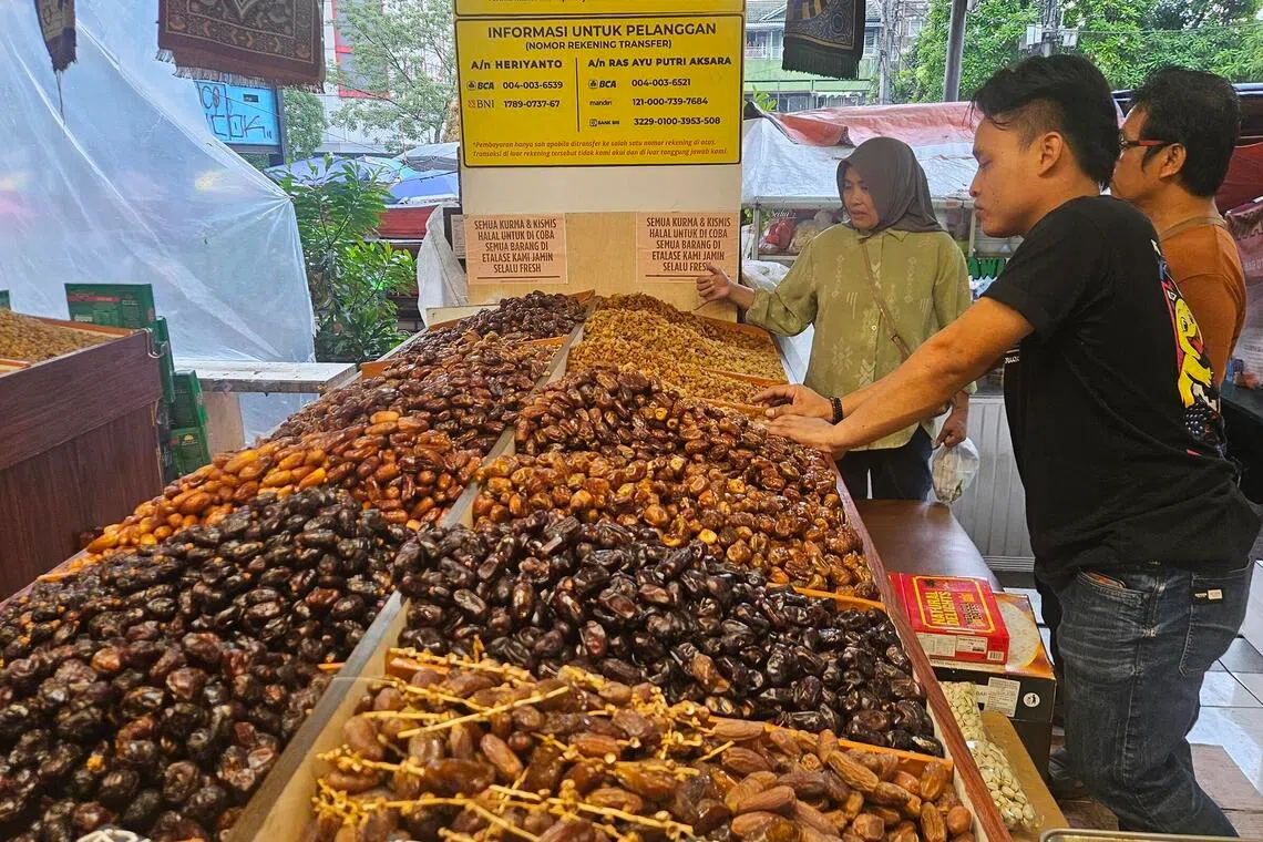 More expensive dates? How the Mid-East conflict is affecting supply of Ramadan food in S-E Asia