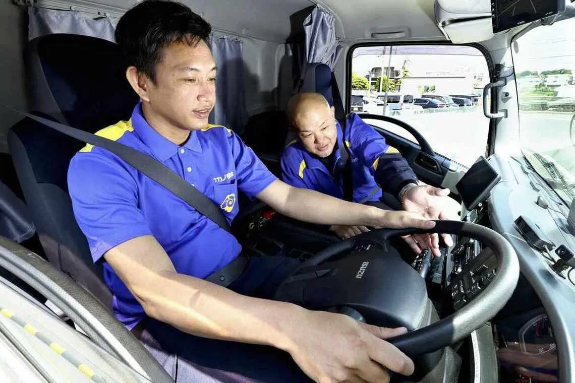 Japan relies on foreign workers to secure its transportation capacity