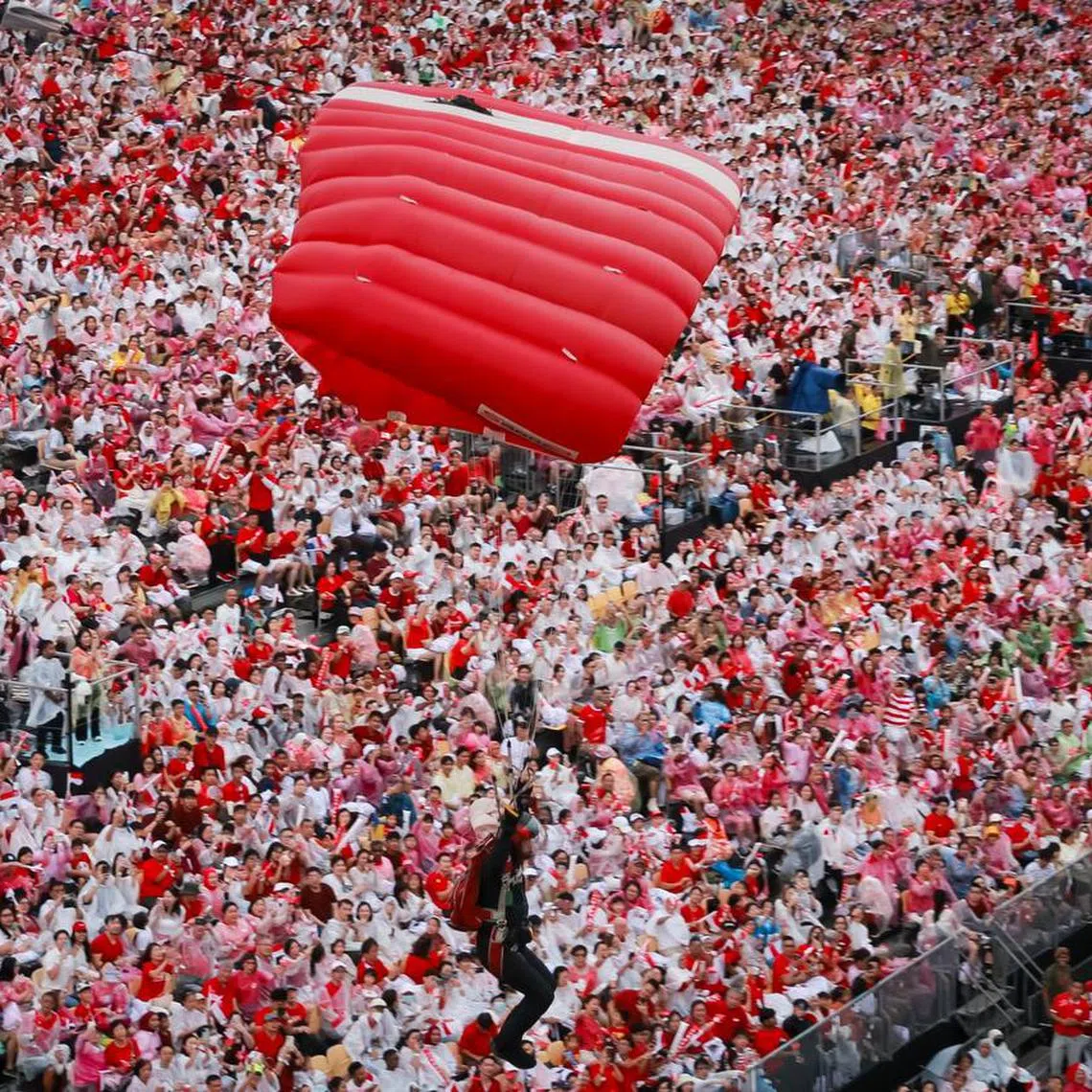 The Red Lions performing at the National Day Parade on Aug 9.