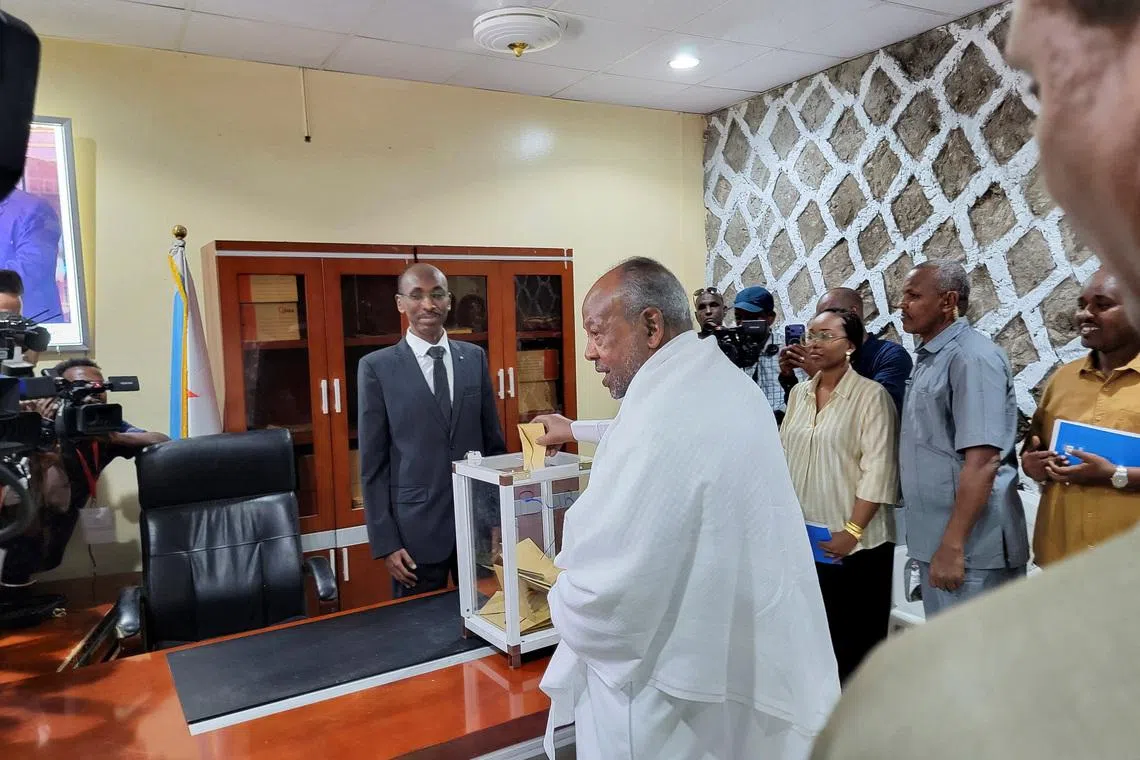 Djibouti president wins election with 97.8% of vote, state media says