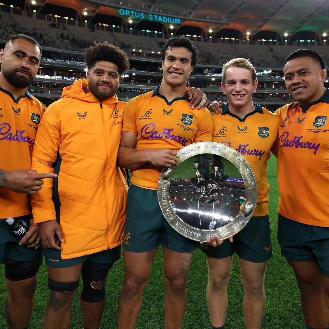 Australia beat reigning World Cup winners South Africa in the Rugby Championship Test match on Sept 27.
