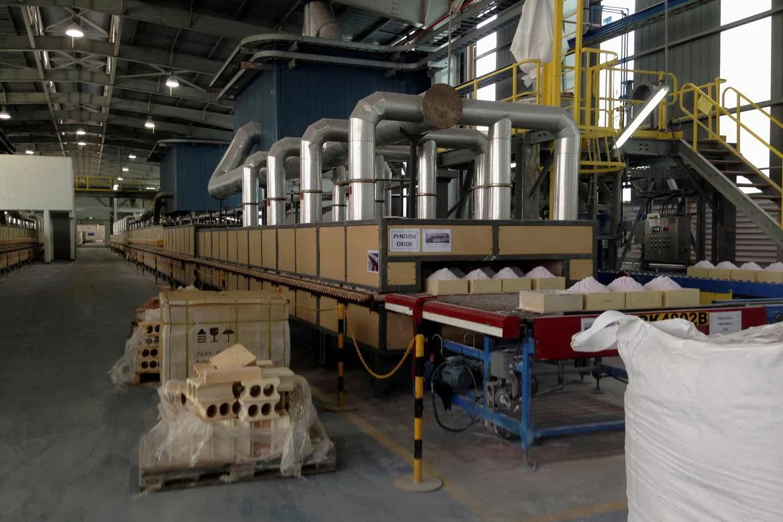 Australia’s Lynas Rare Earths has a plant in Malaysia to process concentrate that it produces in Australia.