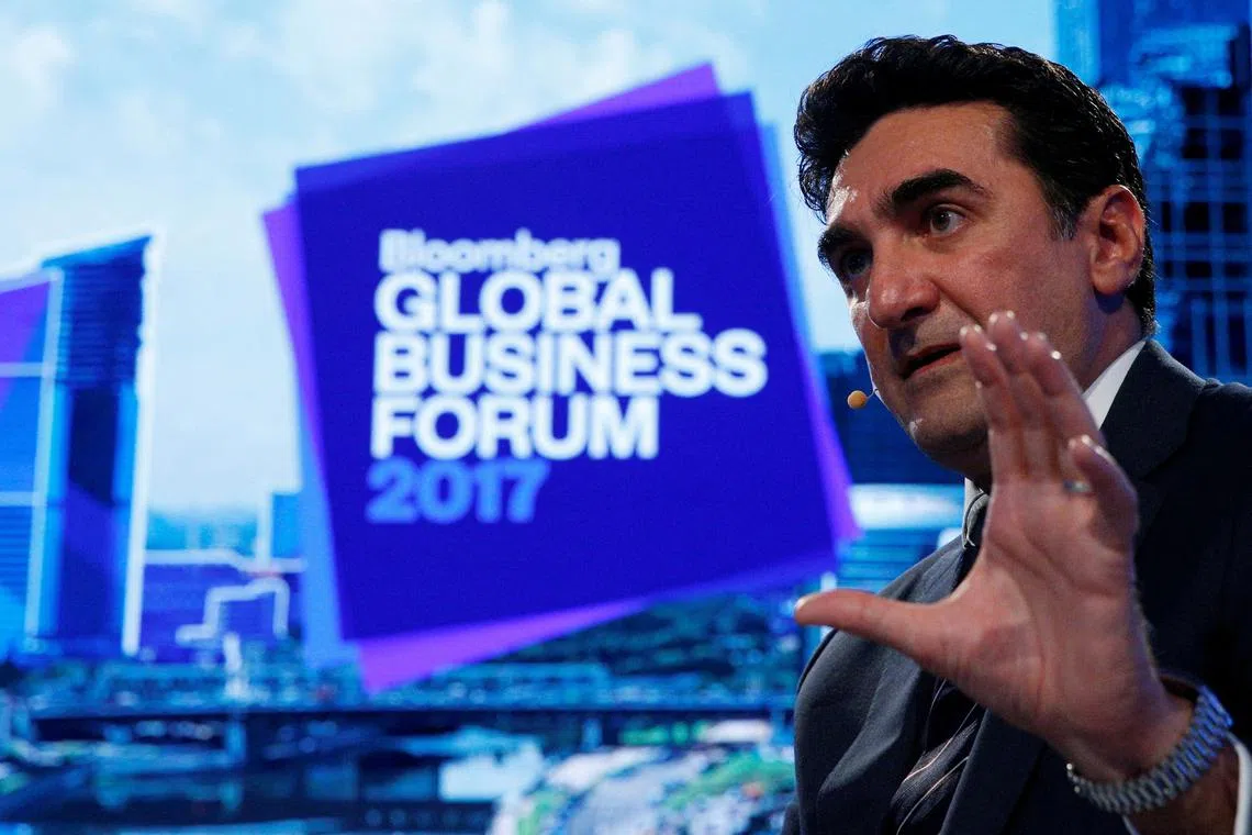 FILE PHOTO: Saudi Arabia's Public Investment Fund (PIF) managing director Yasir al-Rumayyan speaks at the Bloomberg Global Business Forum in New York City, U.S., September 20, 2017. REUTERS/Brendan McDermid/File Photo