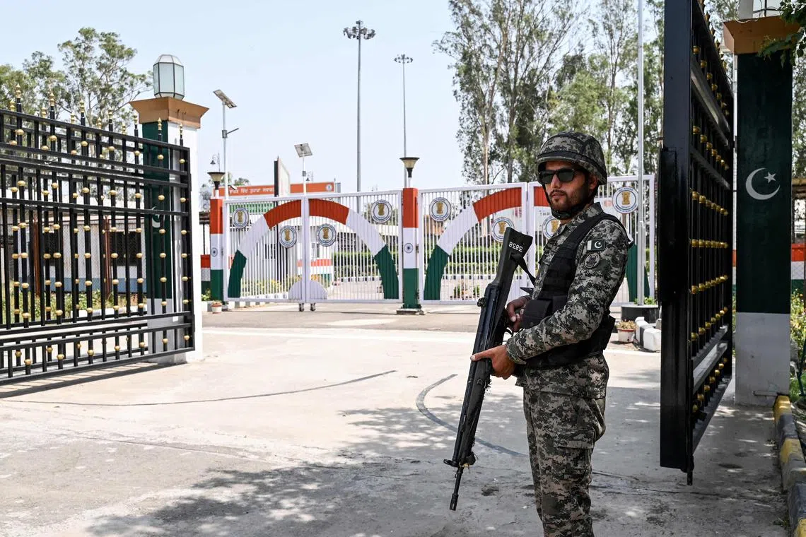 Indian border troops on May 23 shot dead a Pakistani man whom they said had crossed the international frontier and did not stop when challenged.