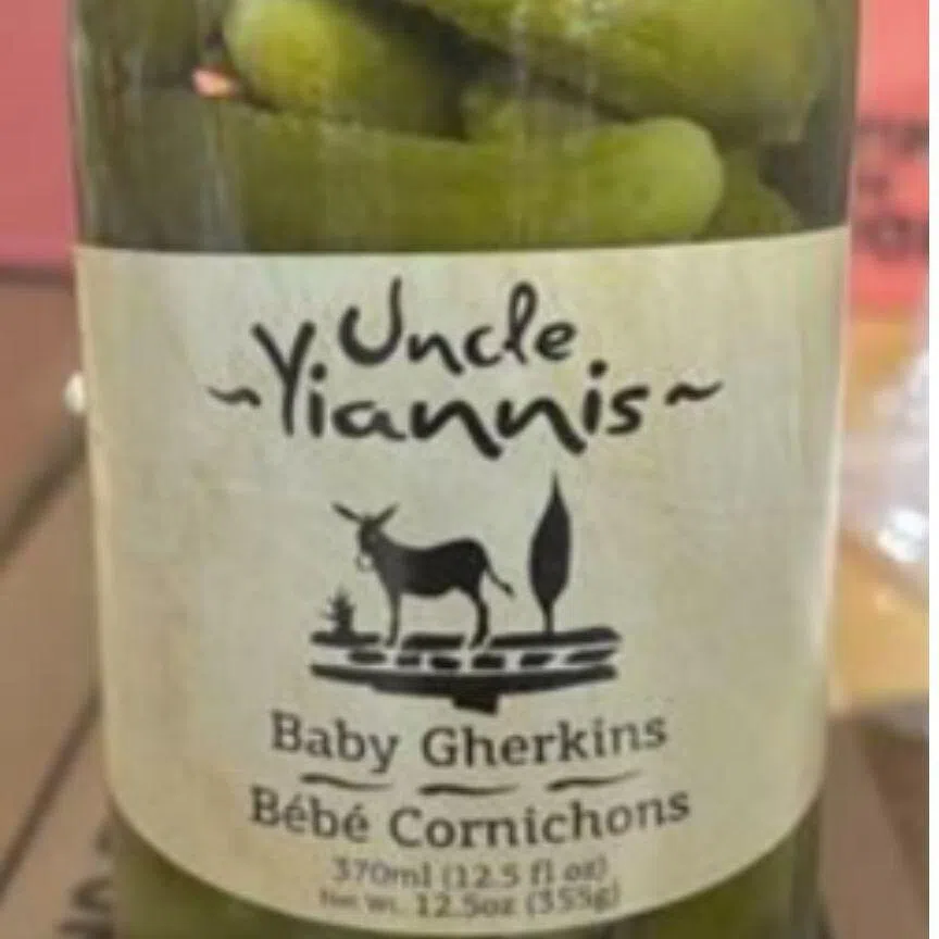 Sulphur dioxide – an allergen – was detected in Uncle Yiannis’ Baby Gherkins, said the Singapore Food Agency in a statement on March 11. 