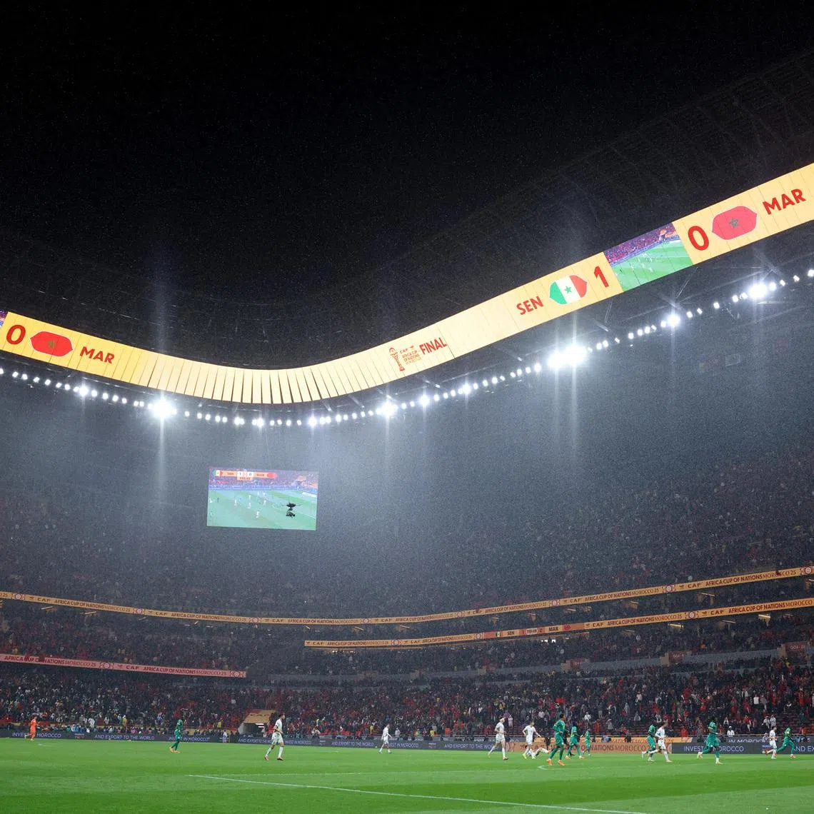 Soccer Football - CAF Africa Cup of Nations - Morocco 2025 - Final - Senegal v Morocco - Prince Moulay Abdellah Stadium, Rabat, Morocco - January 18, 2026 General view inside the stadium during extra time REUTERS/Amr Abdallah Dalsh