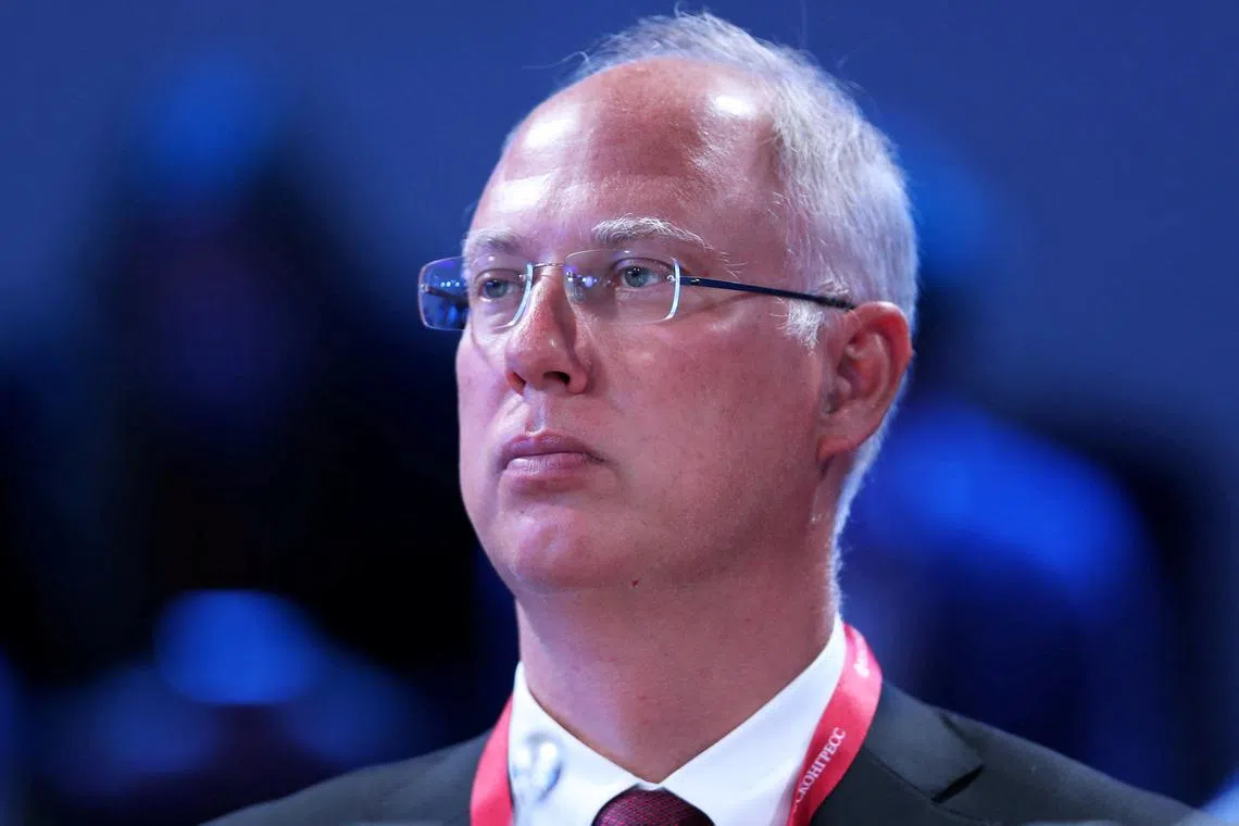 FILE PHOTO: Kirill Dmitriev, head of Russia's Direct Investment Fund (RDIF), attends a session of the St. Petersburg International Economic Forum (SPIEF) in Saint Petersburg, Russia, June 4, 2021. REUTERS/Evgenia Novozhenina/File Photo