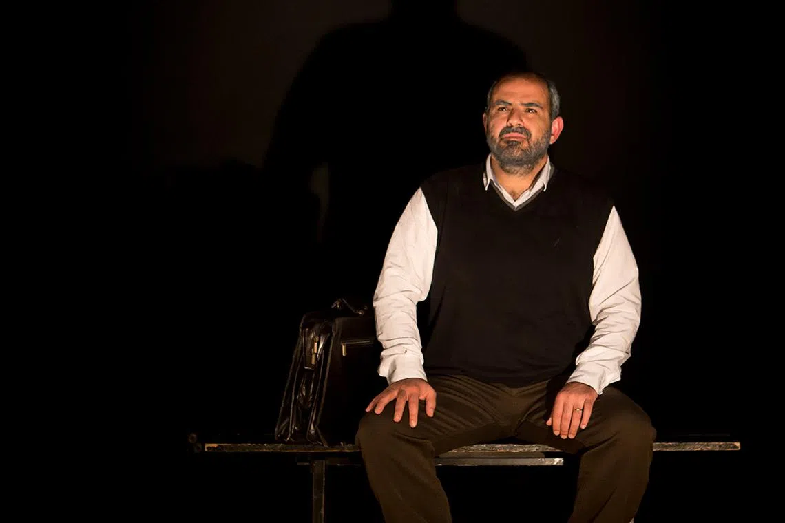 Palestinian playwright and actor Amer Hlehel returns to Singapore with Taha, a one-man show about the late Palestinian poet Taha Muhammad Ali. 