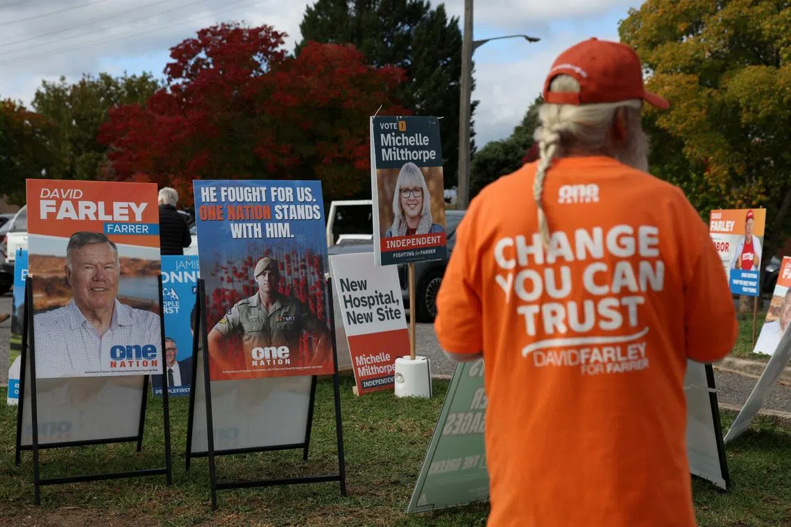 Australia's Trump-aligned populists vow to fight mass migration after winning first lower house seat