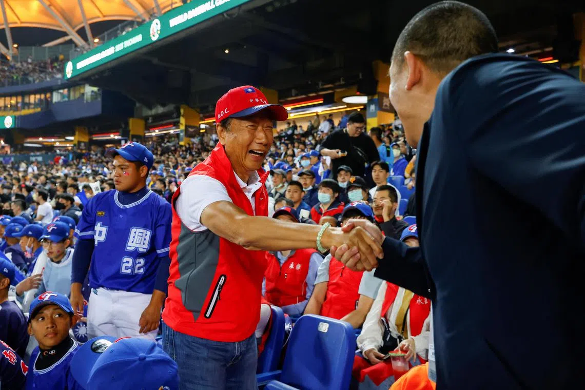 Mr Gou will leave for the US on Monday evening for a 12-day visit his office called a “journey of scientific and technological economic development”.